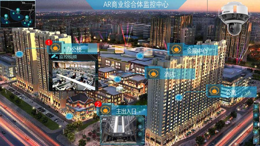 全局實景AR監(jiān)控系統應用場景